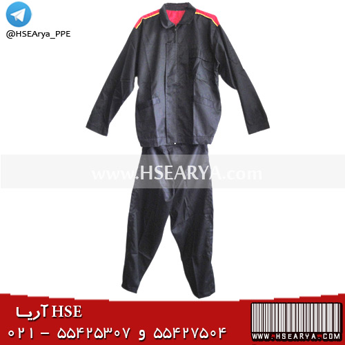 لباس کار دوتکه (کاپشن شلوار) دو رنگ مدل ایران خودرو