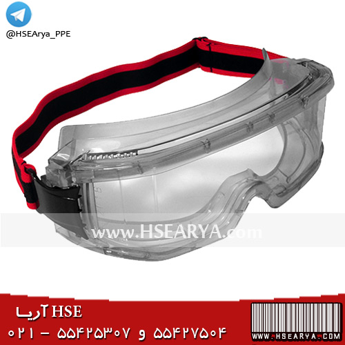 گاگل ایمنی (Goggle) شیشه روشن سوپاپدار مدل JSP - Atlantic