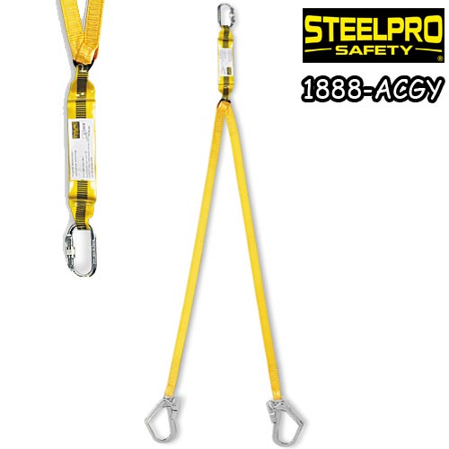 لنیارد دو بازو تسمه ای با قلاب Steelpro Safety مدل ERGO SHOCK