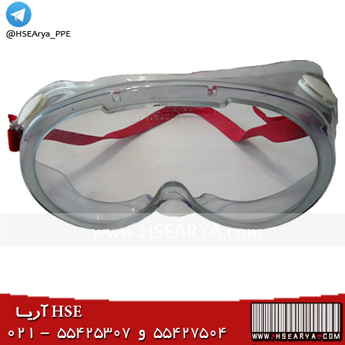 گاگل ایمنی (Goggle) شیشه روشن سوپاپدار مدل JSP