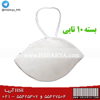 تصویر ماسک نمدی 3 لایه قابل شستشو - بسته 10 تایی - تک سلفون