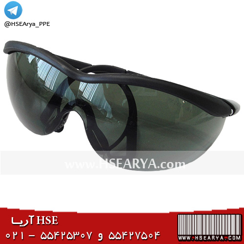 عینک ایمنی شیشه تیره (دودی) مدل 3M - QX 2000