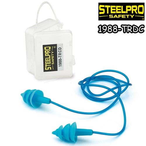 گوشی ایمنی ایرپلاگ سه پله بنددار Steelpro Safety - FIT TRACK