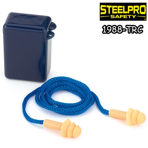 گوشی ایمنی ایرپلاگ سیلیکونی سه پله بنددار Steelpro Safety - FIT EAR